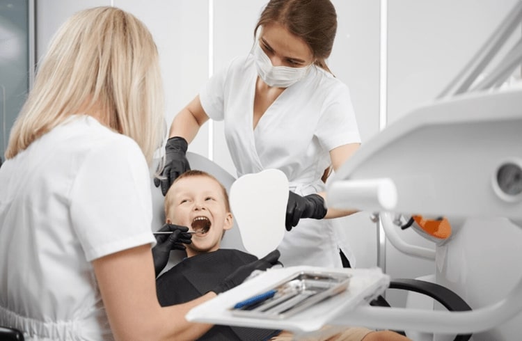 Tooth extractions for baby