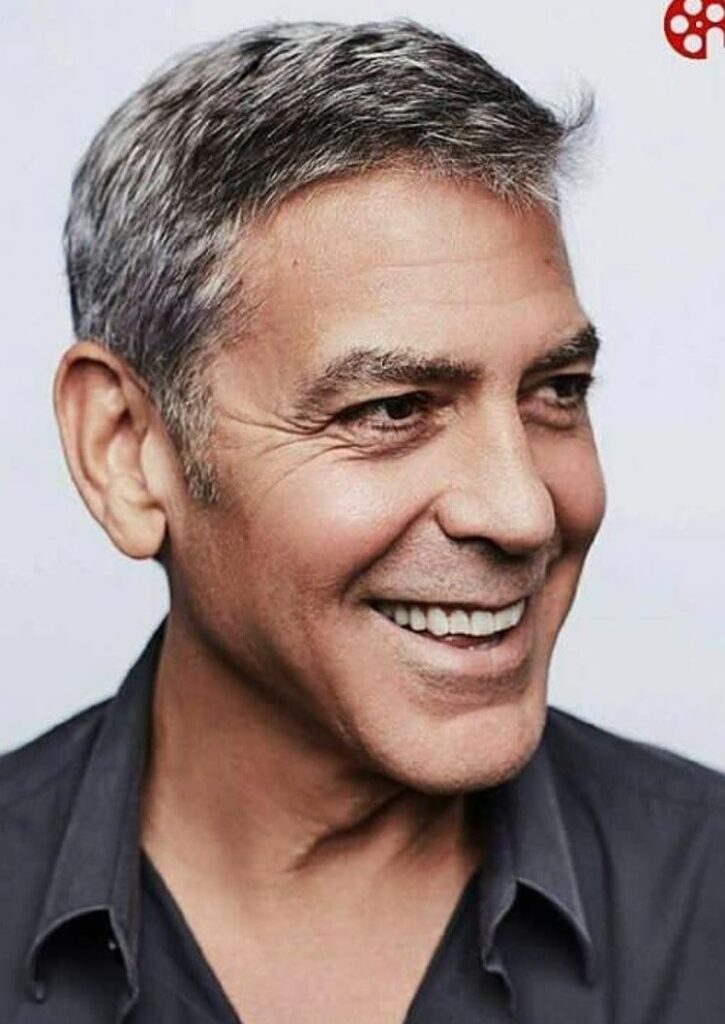 Goerge Clooney after dental veneers