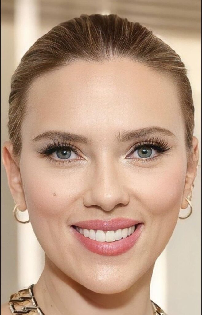 Scarlett Johansson after veneers