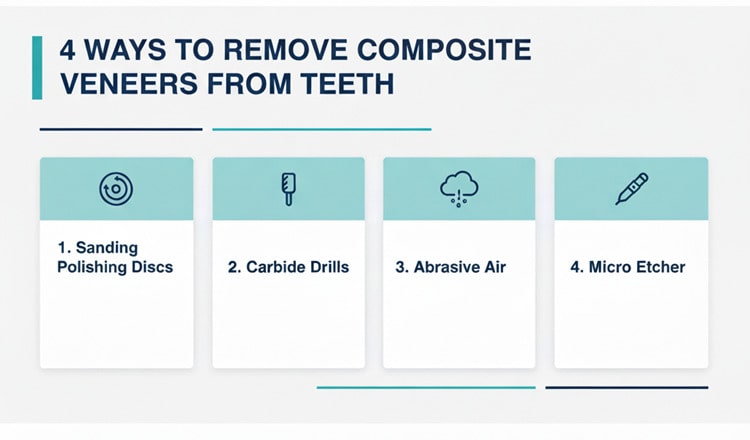 4 ways to remove veneers