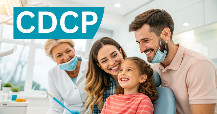 a photo of a family who are eligible for CDCP coverage 2026