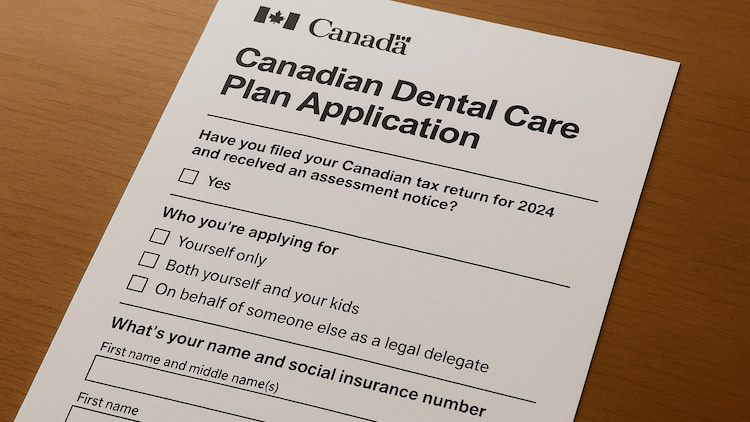 a photo of a form showing how to apply for CDCP